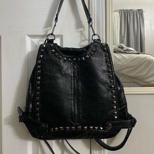 NWT Black Studded Bag